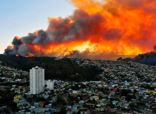 Insendio Valparaíso